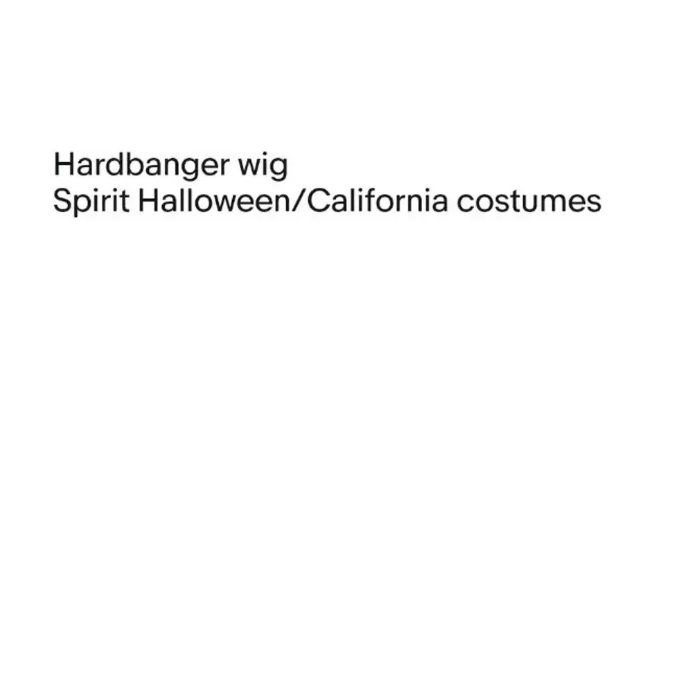 Spirit Halloween California Costumes Headbanger Wig Adult Costume